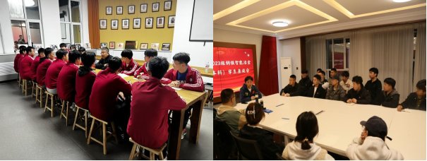 分别出席座谈会