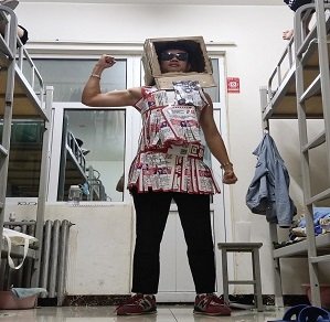 展示工院学子的环保意识